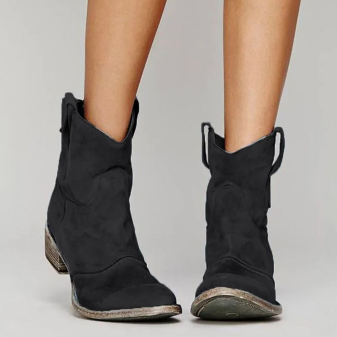 "Cammina con Stile: Scopri i Nuovi Stivaletti in Pelle Scamosciata"